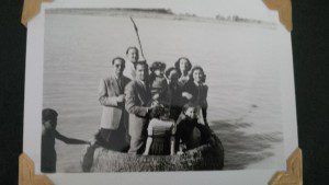 Mr. Lawee’s father's family rafting on the Tigris River in the 1950's.